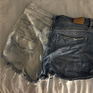 Split color American Eagle shorts